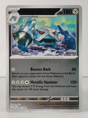 Metagross - reverse holo - ME: Chaos Rising #061 - POKEMON - NM - V