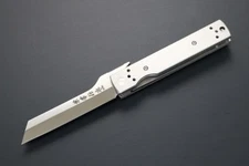 Kanetsune Seki Japan KB-562 Tanzaku-Tou Higonokami AUS-8 Stainless Handle Higo