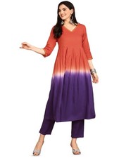 ishin Women Multi Cotton 60x60 Kurta Set
