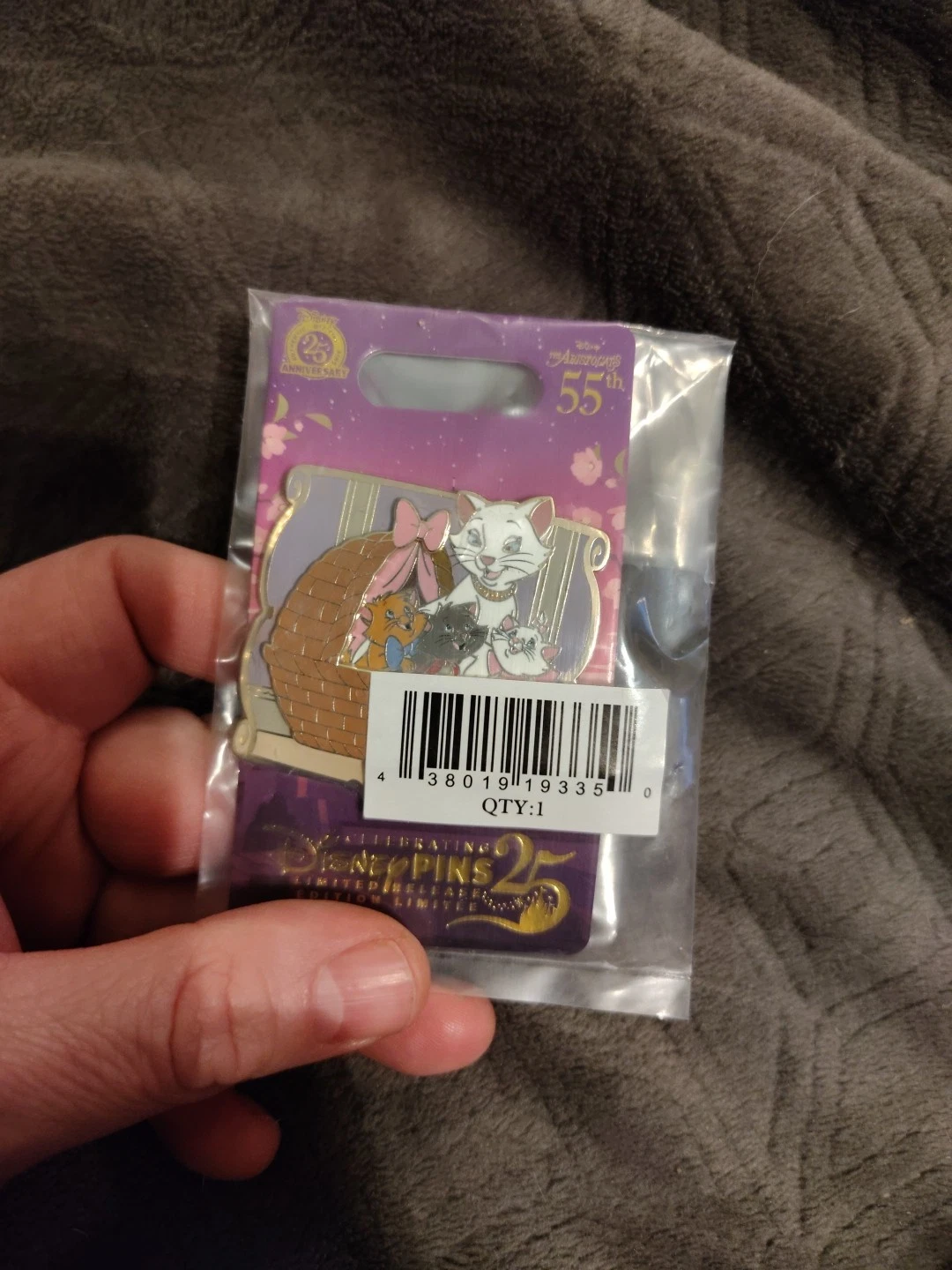 Disney Parks 2025 The Aristocats 55th Anniversary Duchess & Kittens Pin New