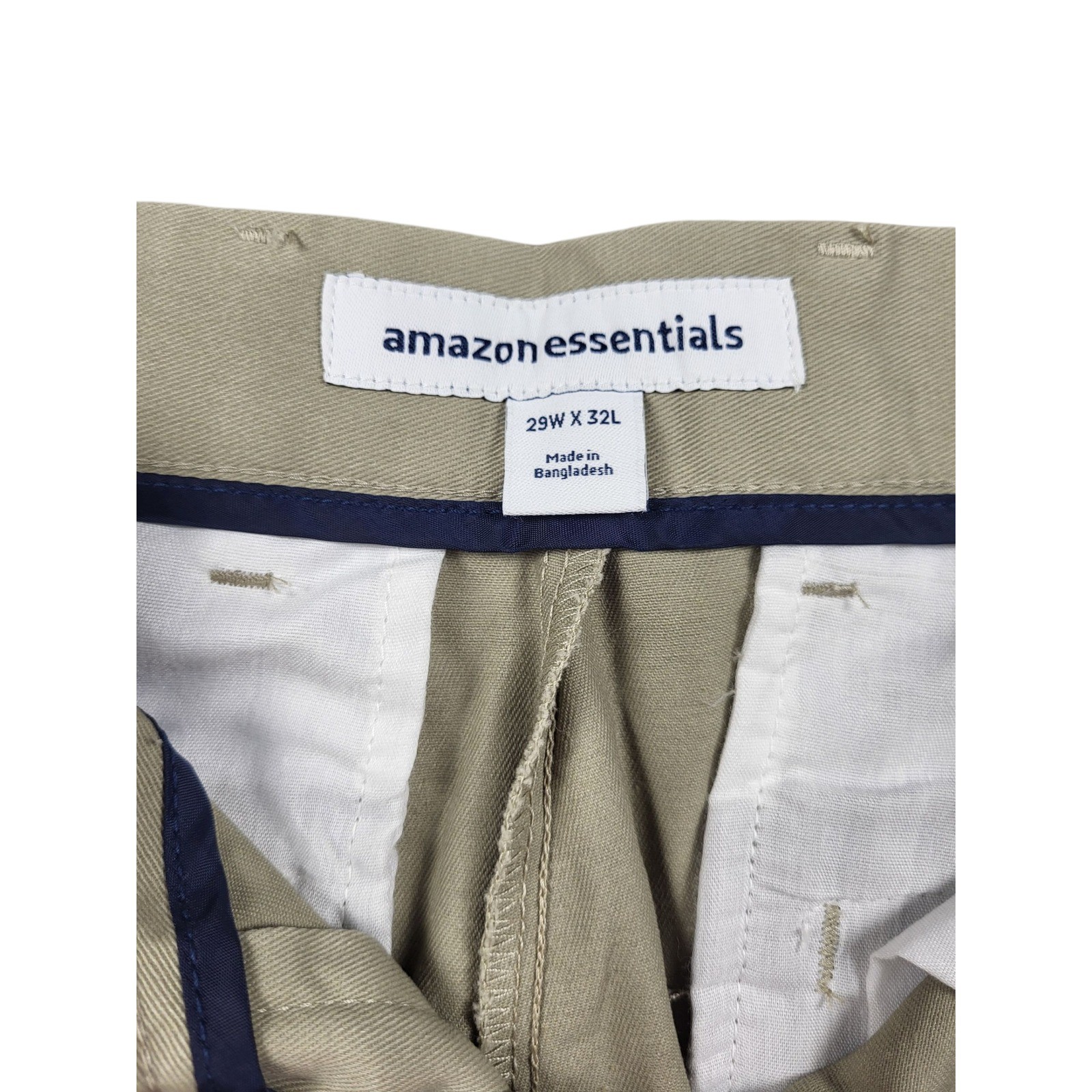 Amazon Essentials Khaki Pants Straight Fit Casual Everyday 29x32 thumbnail 6
