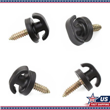 4-Piece Universal Cargo Net Hook Screw Kit, Black, Car Trunks