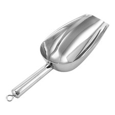 Stainless Steel Ice Scoop Ice Cube Scooper Flour Grain Scoop Flour Scoop