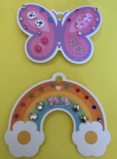 Cute Girl Earrings New 13 Pairs Total Bears Kitten Flowers Stars