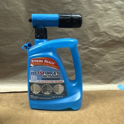 #ad Wet amp; Forget Xtreme Reach Mold Mildew Outdoor Stain Remover 48 oz Hose Connect $34.99
