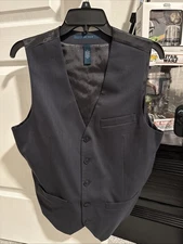 Size Small Perry Ellis Mens Solid Suit Vest New W/o Tags