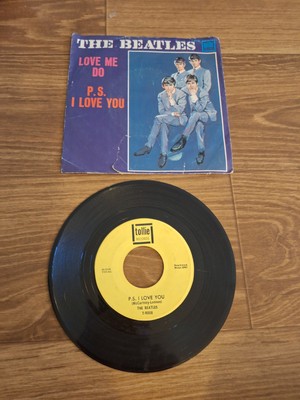 Beatles - Love Me Do / P.S. I Love You, Picture Sleeve and 45