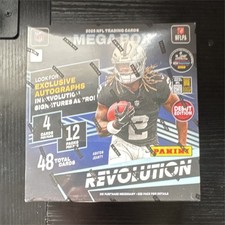Panini Revolution Football Mega Box Debut Edition NFL 48 Cards Brand New Sealed