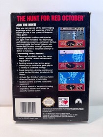 The Hunt for Red October (Nintendo NES, 1991) gioco, scatola autentica testata