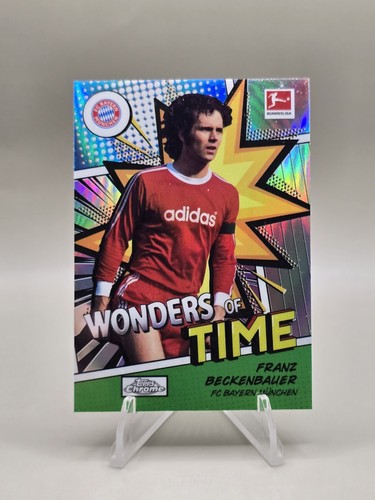 Franz Beckenbauer #WB-FB 2022 Topps Chrome Bundesliga Wonders of Time card