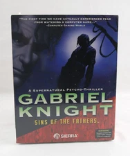 SEALED 1993 Gabriel Knight Sins of the Fathers Sierra Big Box PC