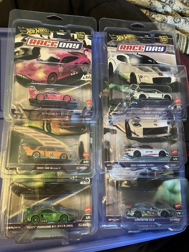 2025 HOT WHEELS PREMIUM CAR CULTURE RACE DAY SET PLUS ROXY PINK CHASE!