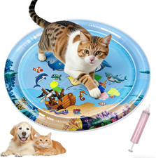 Water Sensory Play Mat for Cat Dog, 2026 Inflatable Pet Cooling Water Pad