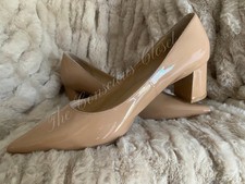 EUC kate spade new york Tan Patent Leather Pointed Toe Pumps US 9 EUR 39