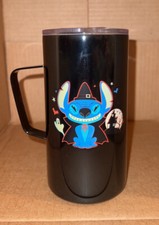 DISNEY LILO AND STITCH HALLOWEEN STAINLESS STEEL TRAVEL CUP NEW