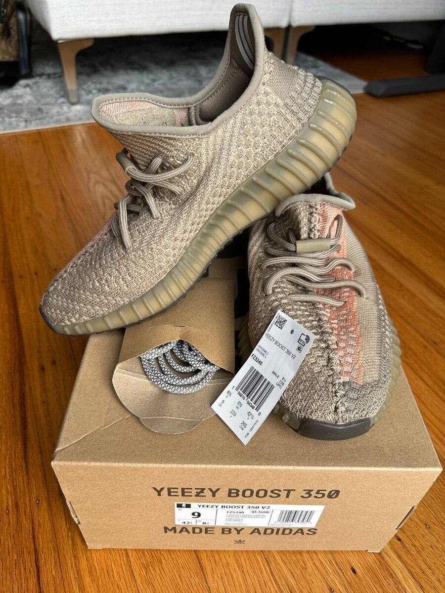 Adidas Originals Yeezy Boost 350 V2 Sand Taupe Size 9 FZ5240 Adidas Originals Yeezy Boost 350 V2 Sand Taupe Size 9 FZ5240