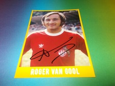 Roger van Gool  1.FC Köln signiert signed Autogramm Autogrammkarte new selten