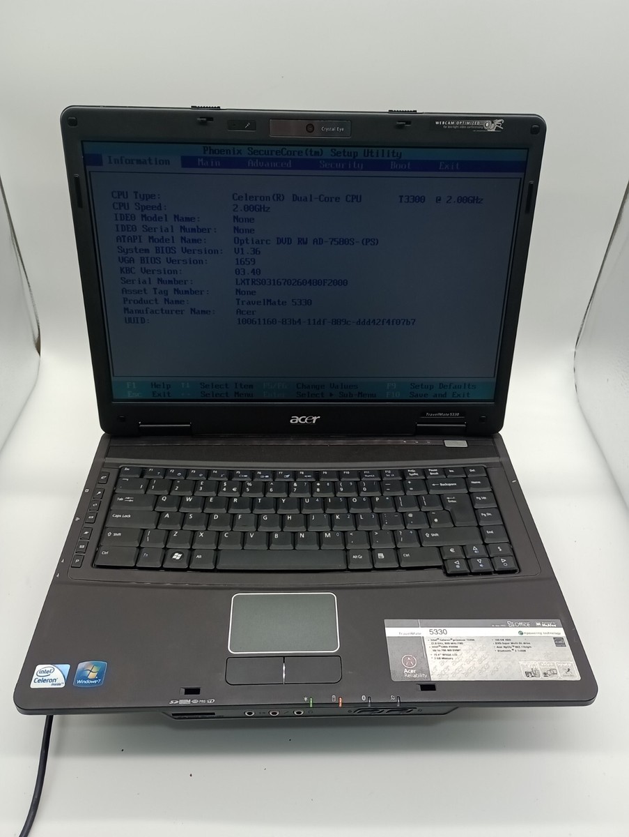 激安デュアルコアノートパソコン Acer TravelMate 5330 激安デュアルコアノートパソコン Acer TravelMate 5330 Acer
