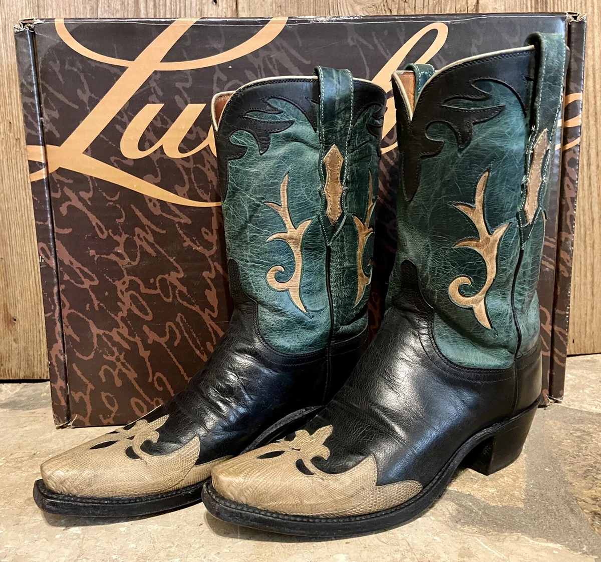 vintage design western boots