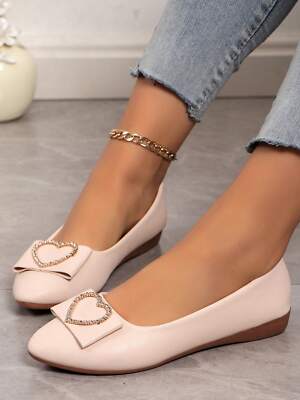 beige flat dress shoes Kayla Weave Strap Flat Shoes - Beige 10 main image 0