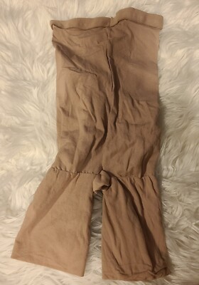 Spanx Assets Shaping Short Size 2 Beige 871B High Waist Comfort Control
