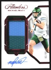 2024 Flawless Coll Rookie Patch Auto Ruby 08/20 Michael Pratt #157 JW1