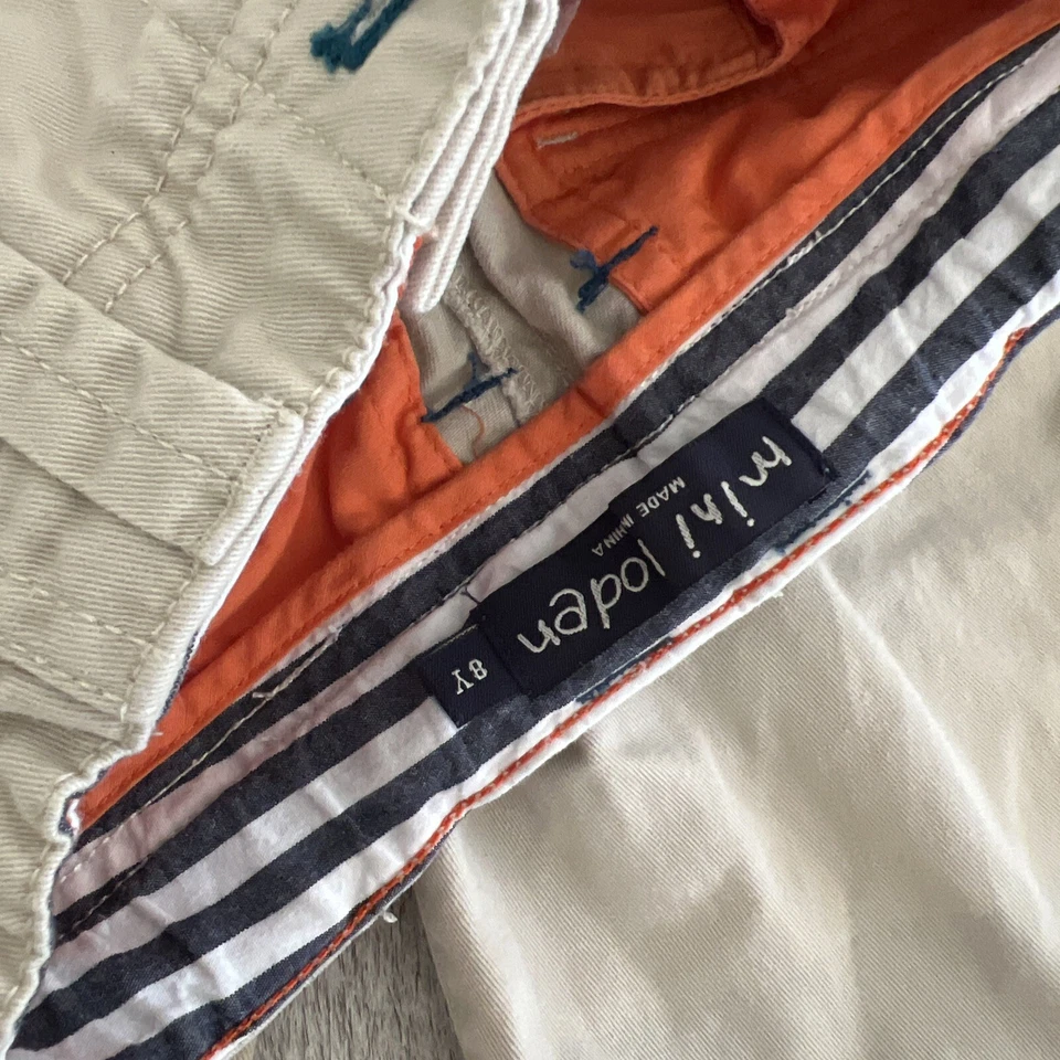 Pantalones Cortos Mini Boden Caqui Niño 8 Beige Tostado Foto 3 de 4