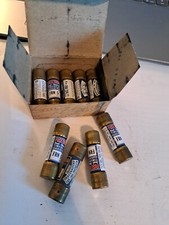 LOT OF 9 NEW FUSETRON FRN-R-5 DUAL ELEMENT TIME DELAY FUSE 5A