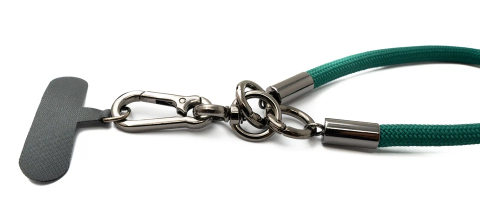 Handgelenk Schlaufe Armband für Smartphone Hülle aus Nylon in Grün - Bild 3 von 4