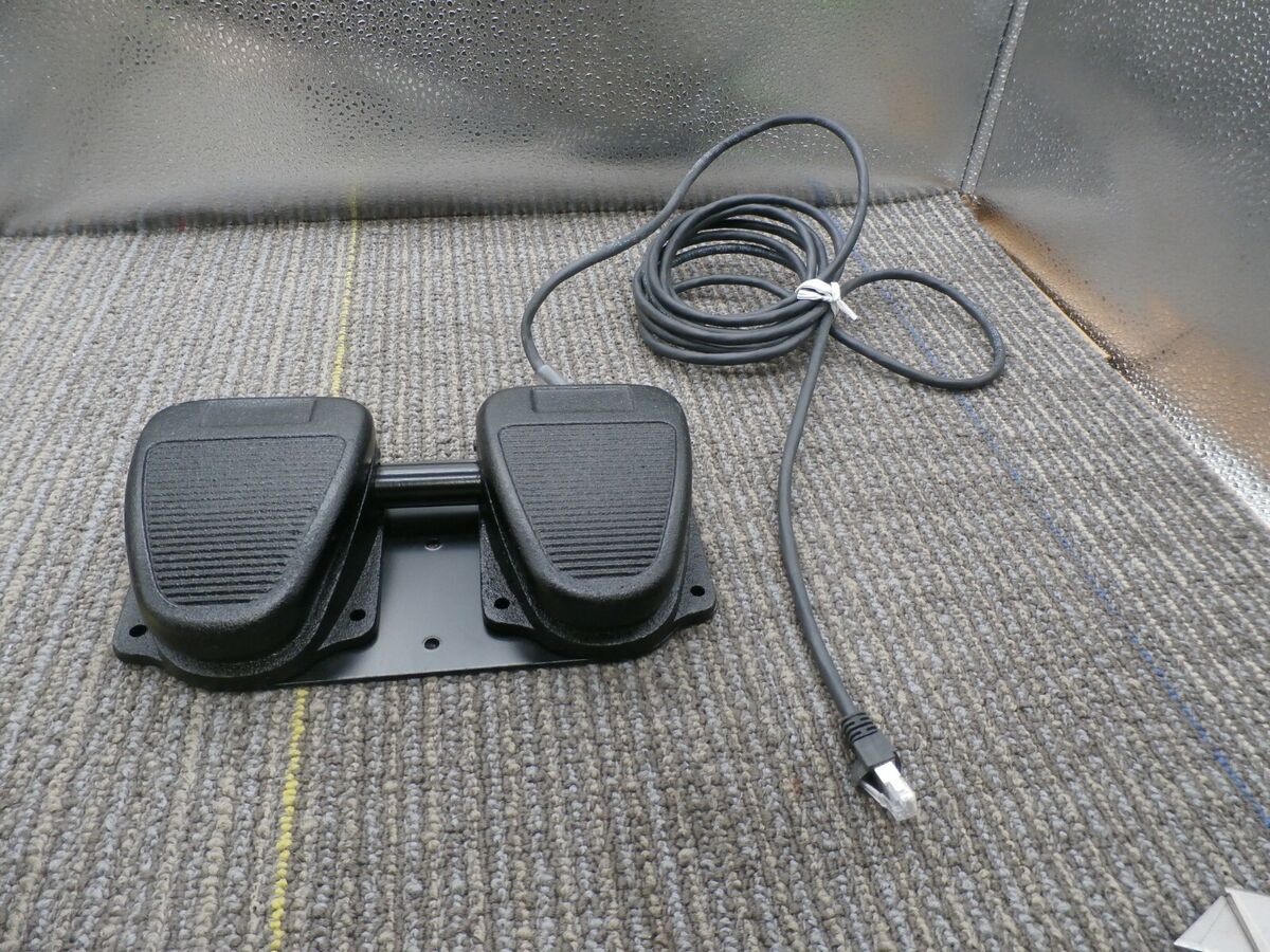 New Linemaster Dual Clipper Twin Foot Pedal Switch SP-522