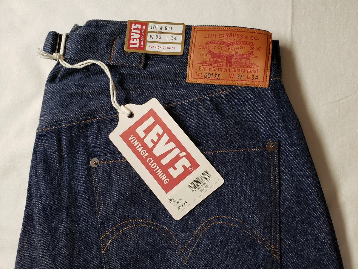 LEVI'S 1890 ® 501 xx LVC Vintage Clothing Selvedge 1933 1937 Men's