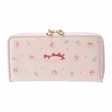 Sanrio My Melody Long Wallet (plate) Card Case & Coin Case Pink color Japan