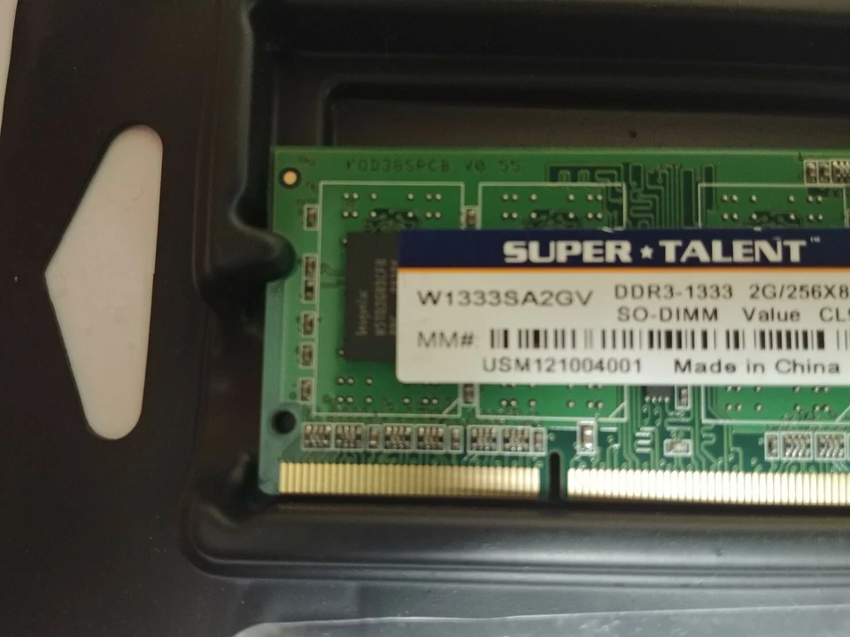 2gb DDR3 Supertalent W1333SA2GV SODIMM 2GB/256X8 Notebook Memory - Image 3 of 3