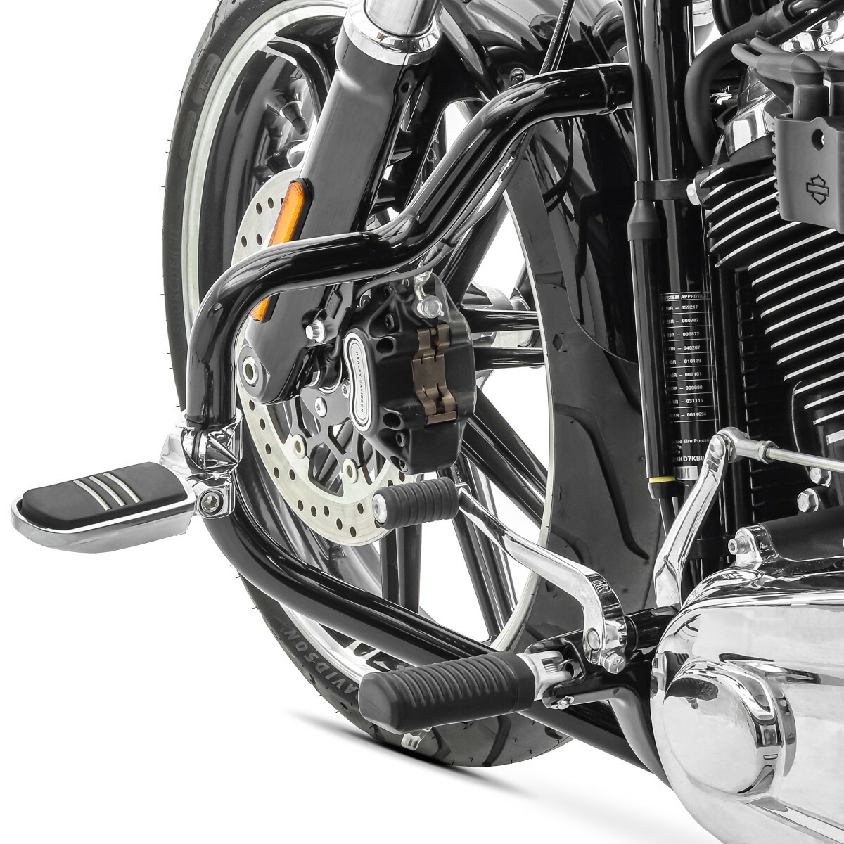 Repose-Pieds Pare-Cylindre CF15 Pour Indian Chieftain, Roadmaster, Scout/Sixty – Confort & Protection Moteur 32 Mm