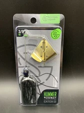 Googan Squad Hummer Buzzbait 3/8oz Black Blue Flake Fishing