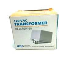 UPG Transformer Power Supply, UB1640W-L6, 120V AC, Genuine