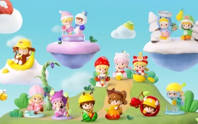 popmart Sweet Bean 開封品　まとめ売り　8点 POPMART Sweet Bean Fruit World Adventure Box Blind Box
