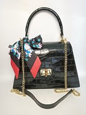 Borsa in Vera Pelle Artigianale – Modello “CIGNO NERA” – Made in Italy 