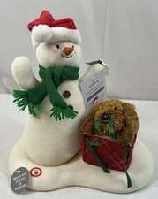 Hallmark 2024 WRAPPED IN JOY SNOWMAN Singing Plush with Sound and Motion NWT