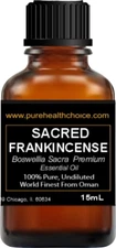 FRANKINCENSE SACRA Premium Essential Oil 100% Pure, Undiluted, from Oman