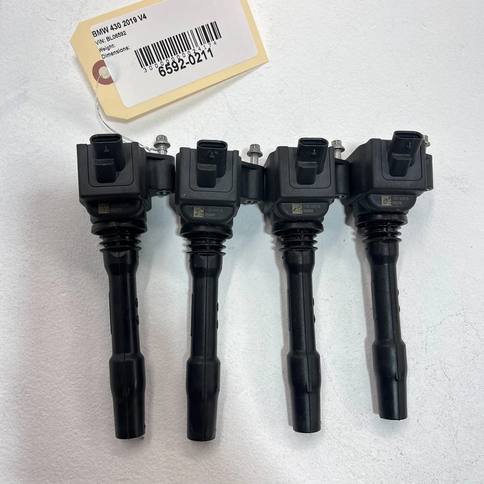 Juego de 4 bobinas de encendido directo del motor BMW 430i xDrive 2017-2020 OEM Foto 3 de 4