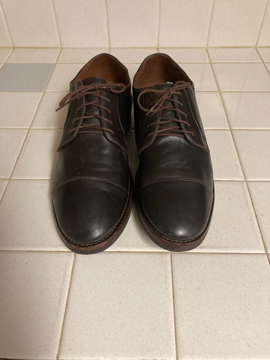 LL Bean Black Oxford Leather Lace up Power Walking Driving Business Shoes 10 D LL Bean Black Oxford Leather Lace up Power Walking Driving  main image 2