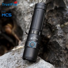 MC5 Bright 3300 Lumens Portable USB Magnetic Rechargeable Pocket EDC Flashlight
