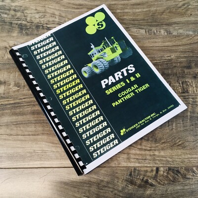 #ad #ad Steiger Cougar Panther amp; Tiger Tractor Series I amp; II Parts Manual Catalog Book $59.97