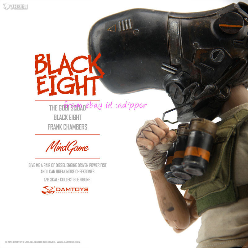 Coaldog X Damtoys 1/6 Zp001 Mindgame Black Eight Action Figure In