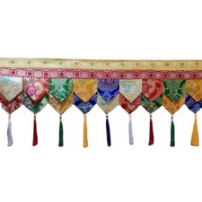 100cm Buddhist Temple Decorations Curtains Tibetan Style Hanging Curtains Tables