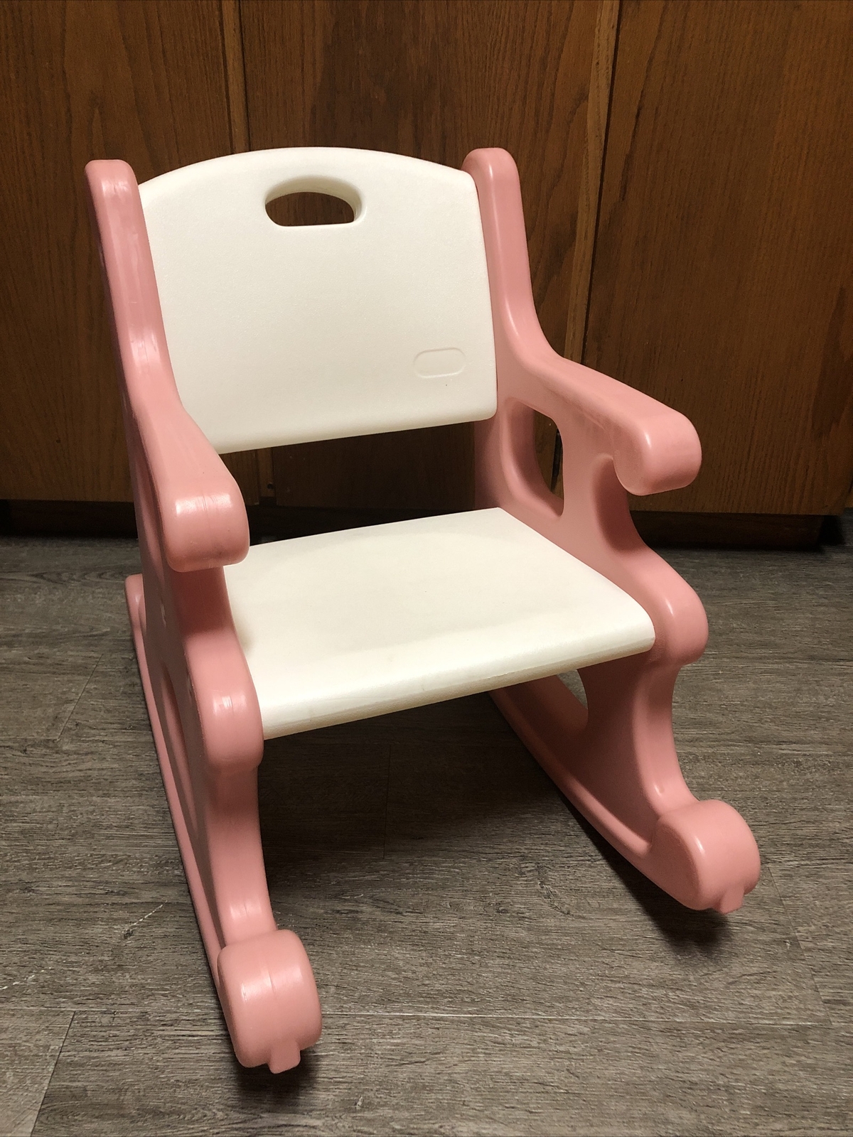 little tikes pink toy box bench