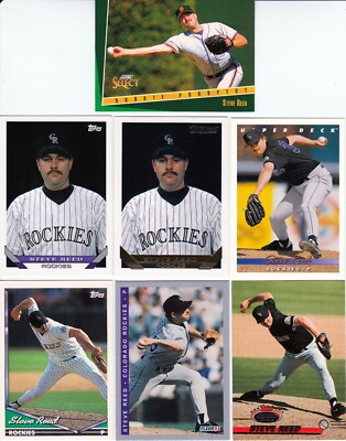 ⚾ 20 different STEVE REED cards lot 1993 - 1996 Giants Rockies | eBay