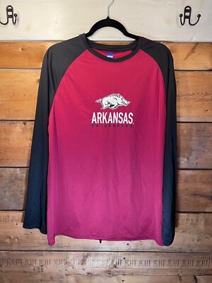 Arkansas Razorback NCAA Shirt Long Sleeve Woo Pig Sooie WPS