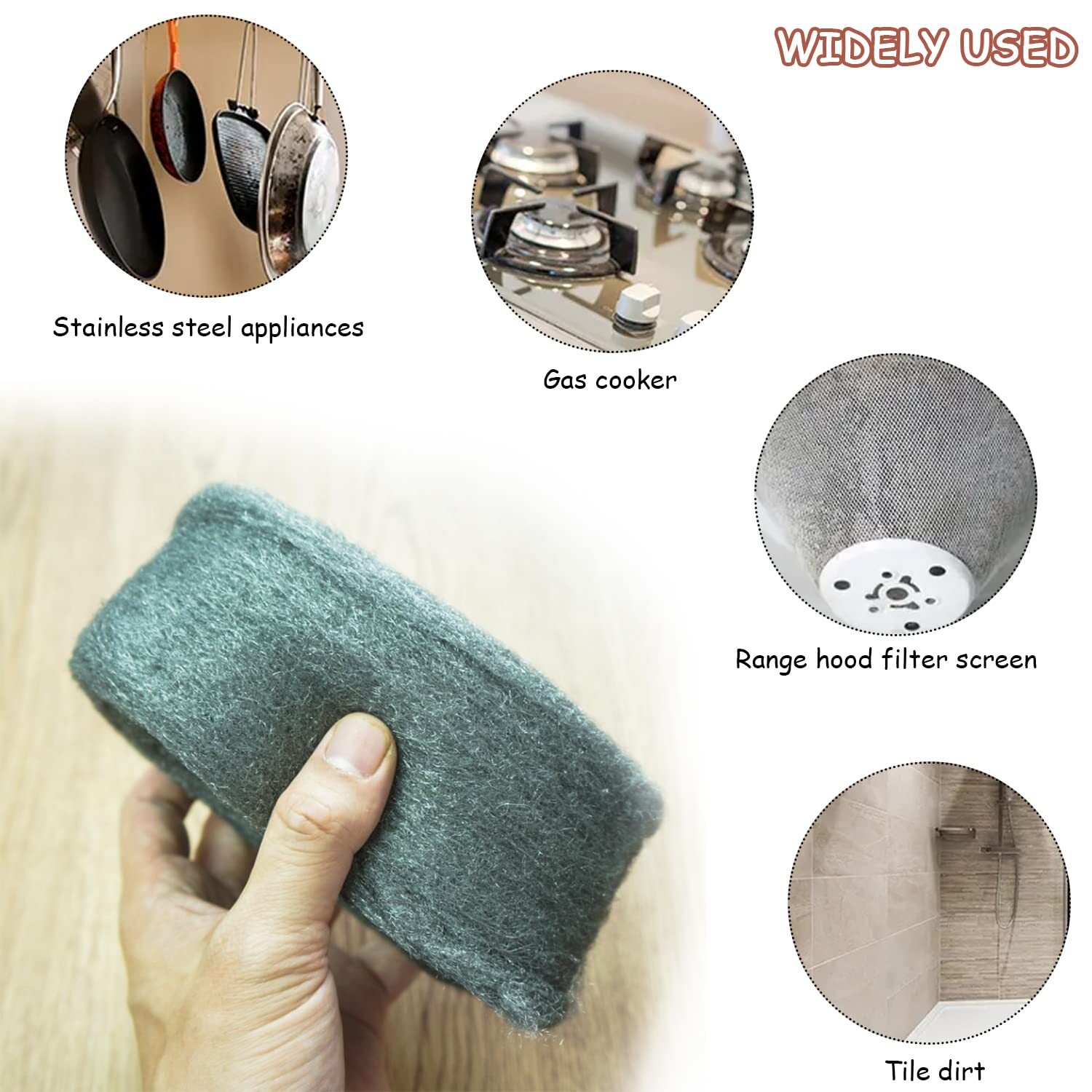 2PCS Steel Wool Mice Wire Wool Mice Grade Grey Steel Wool For Cleaning & Closing eBay